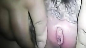 Wetting pussy of lonely Chinese MILF